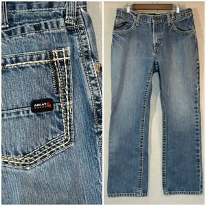 Ariat M4 Jeans Men's 35x32 Low Rise Boot Cut FR Flame Resistant Cat 2